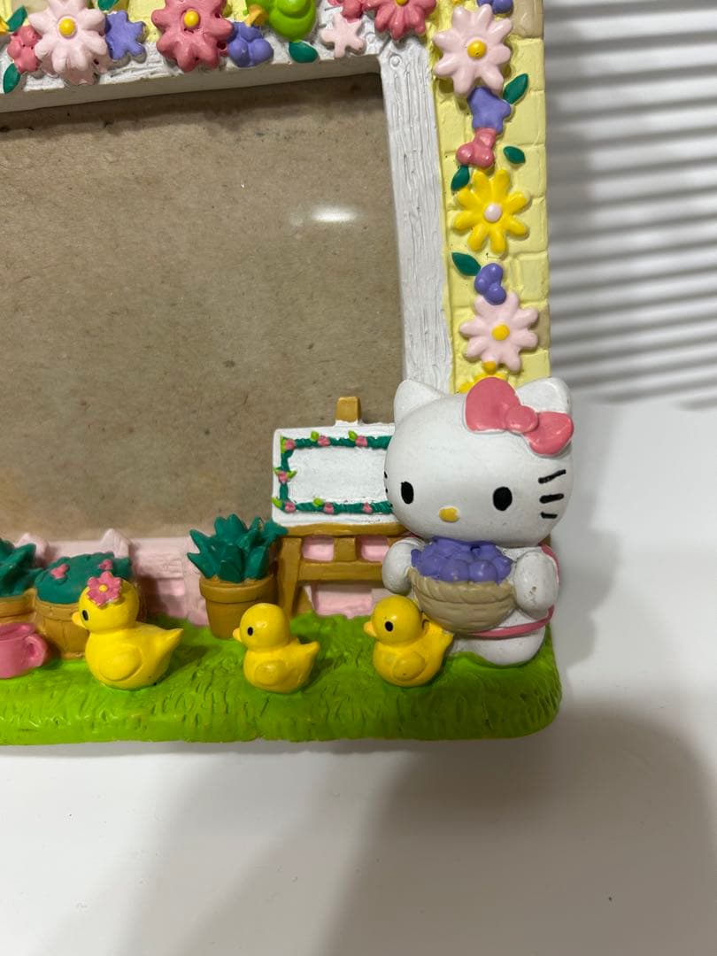 激レア☆当時物サンリオ☆ハローキティ陶器フォトスタンド☆フォトフレーム写真立て