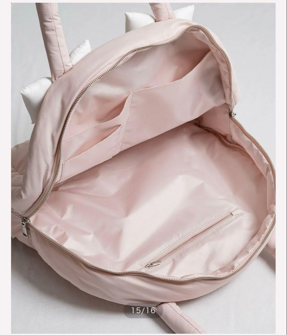 完全完売品♡pium♡ぴうむ♡ボリュームリボンキャリーオンボストンバッグ