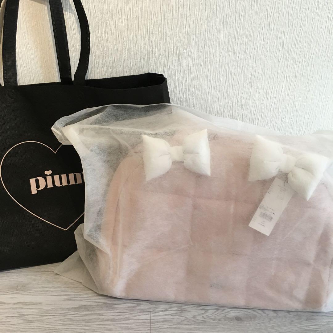 完全完売品♡pium♡ぴうむ♡ボリュームリボンキャリーオンボストンバッグ