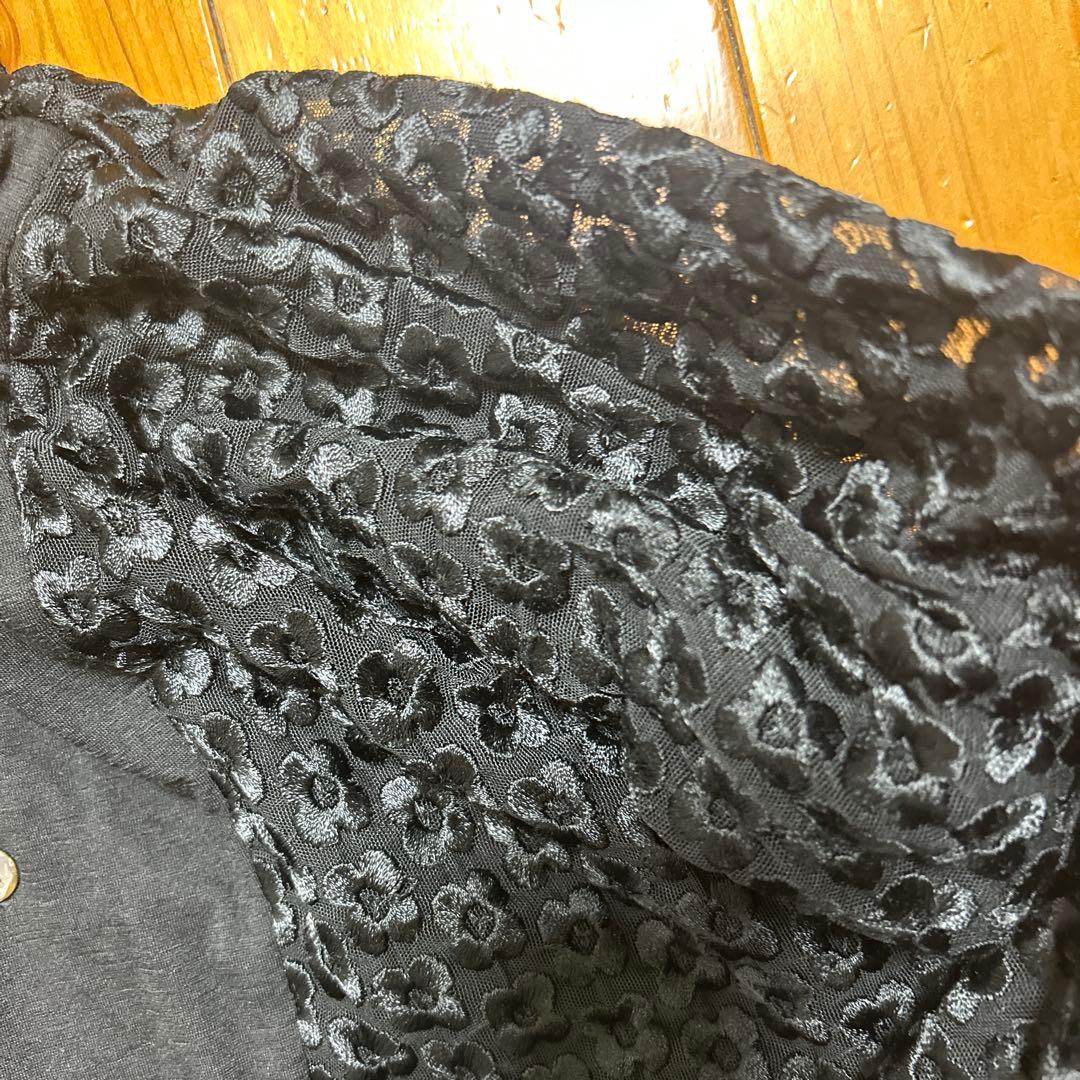 ACE　COMME des GARCONS ウール 総刺繍 レース カーデ