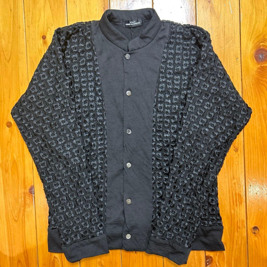 ACE　COMME des GARCONS ウール 総刺繍 レース カーデ
