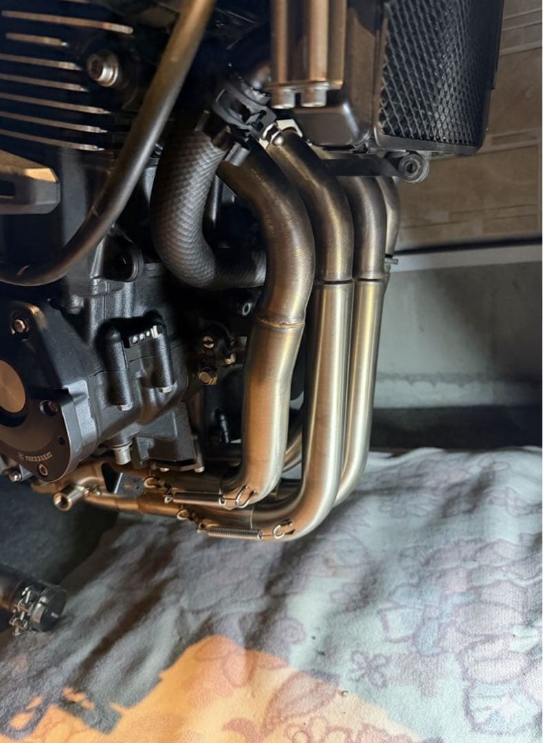 【週末価格に変更】Z900RS用 ステンレスヘッダー スリップオン用