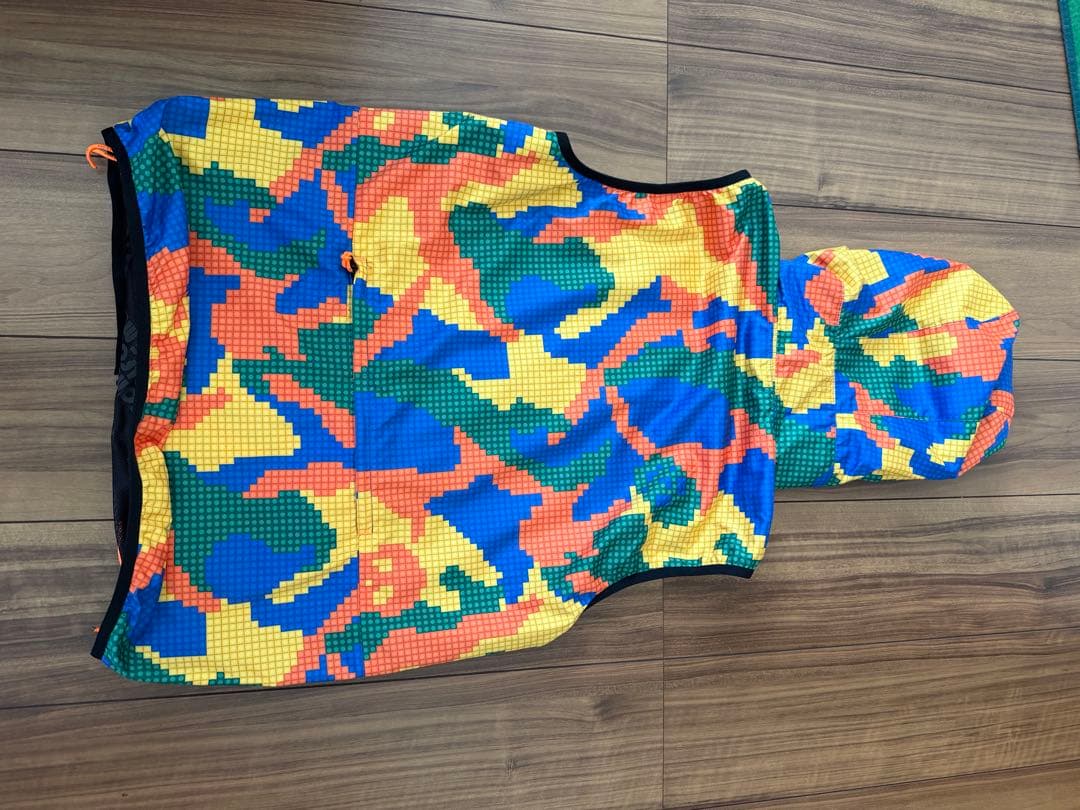 美品 マークアンドロナ メンズ 迷彩リバーシブル ベスト size 46