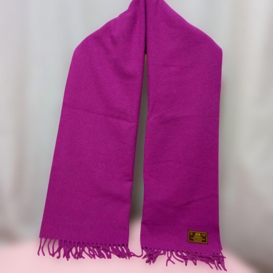 イタリア製ラムウールピンクストール 和服にも