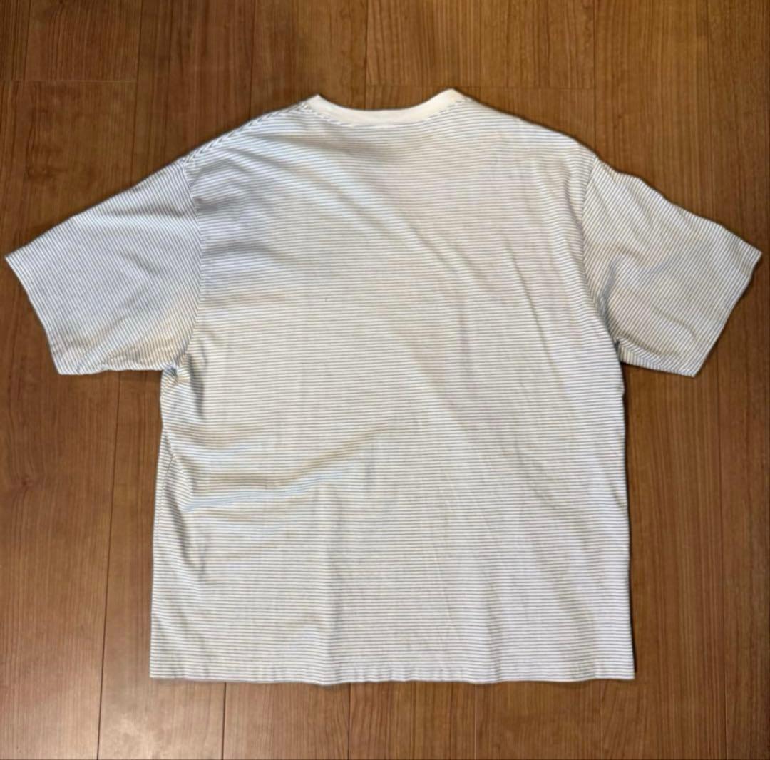 ennoy エンノイ ボーダーTシャツ ホワイト Lサイズ