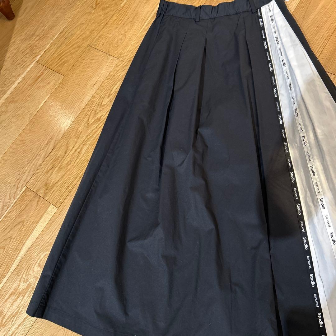 専用blancvert studio ウールン商会　スカート ブラック白　新品