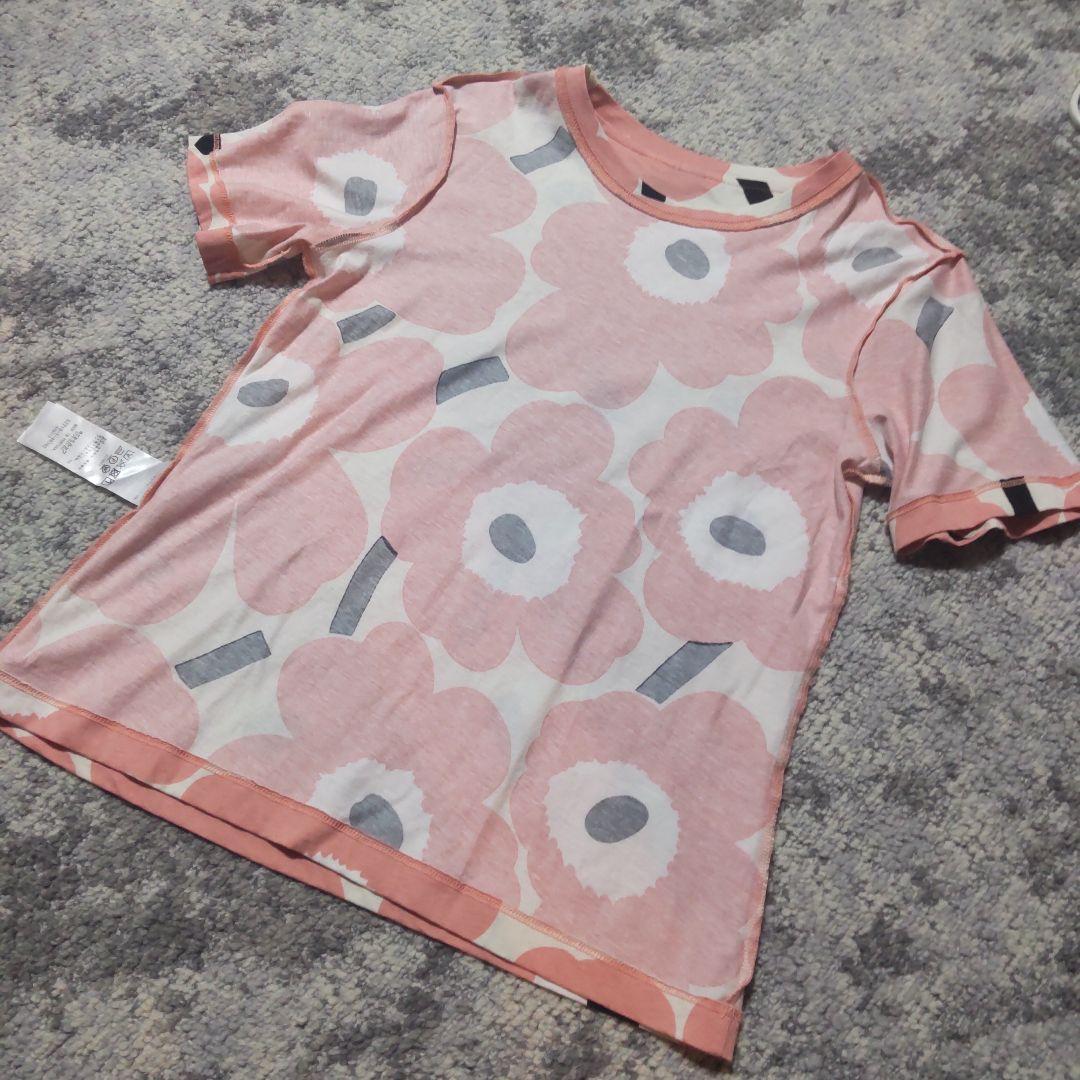marimekko マリメッコ Tシャツ ウニッコ ピンク Unikko