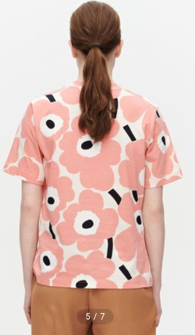 marimekko マリメッコ Tシャツ ウニッコ ピンク Unikko