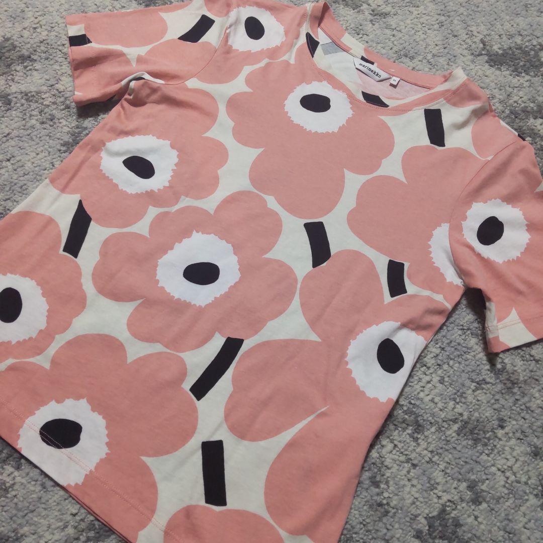 marimekko マリメッコ Tシャツ ウニッコ ピンク Unikko