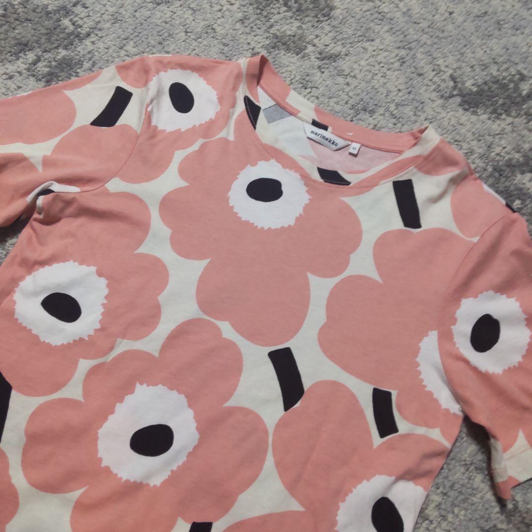marimekko マリメッコ Tシャツ ウニッコ ピンク Unikko