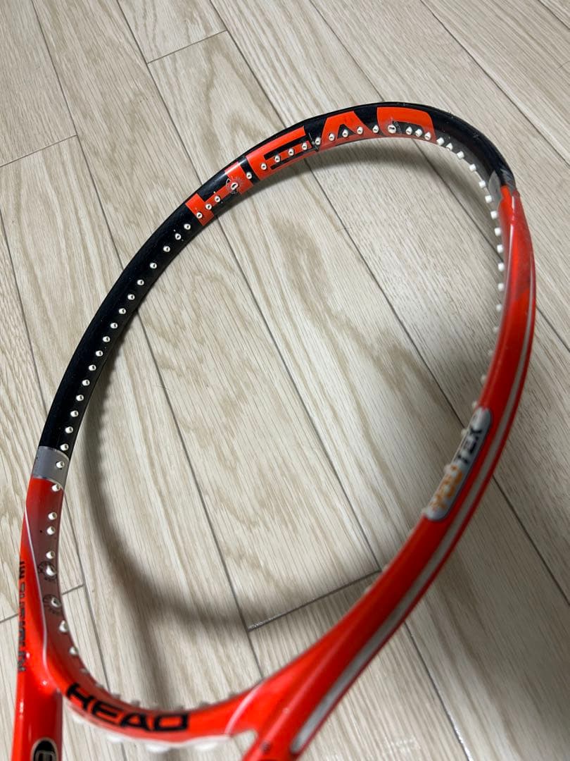 HEAD テニスラケット 3本セット オレンジ