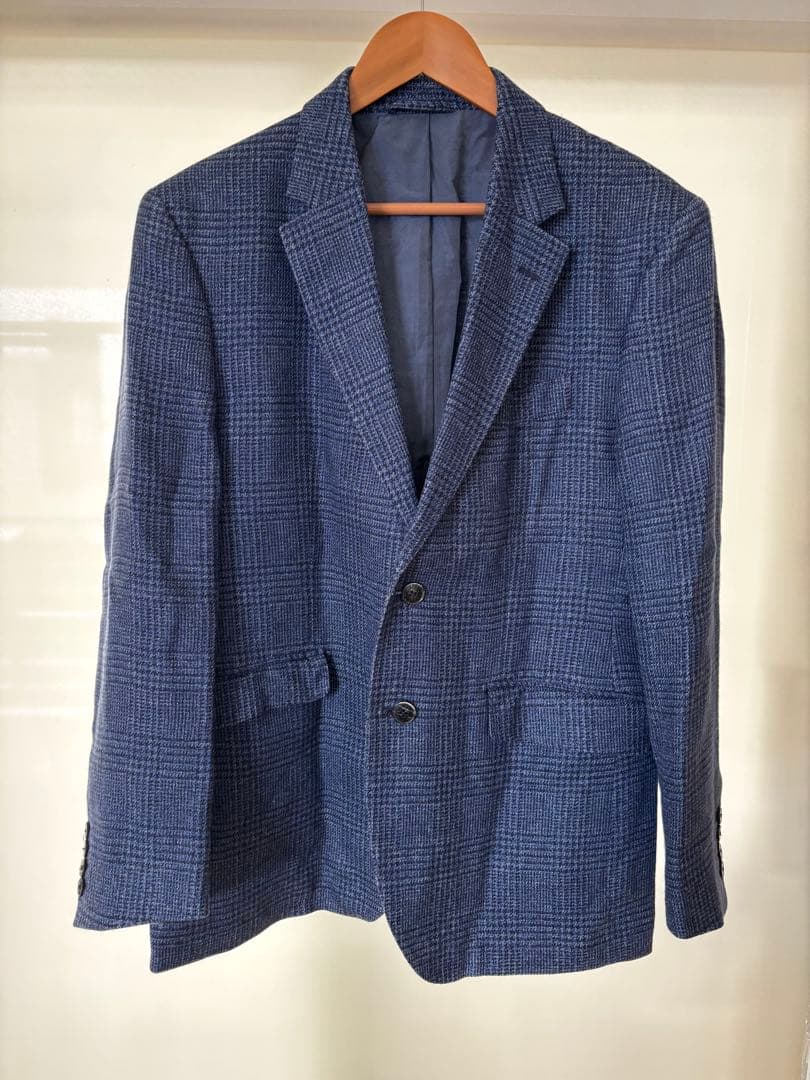 Hackett London グレンチェック ジャケット 42R ウール メンズ