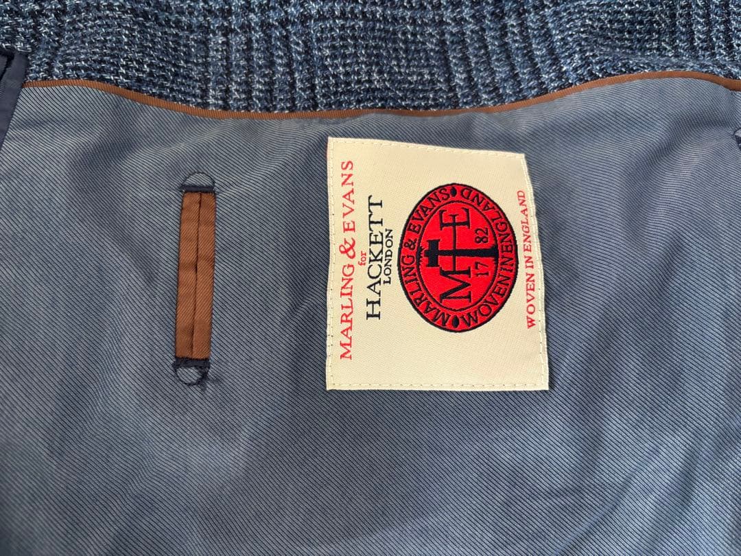 Hackett London グレンチェック ジャケット 42R ウール メンズ