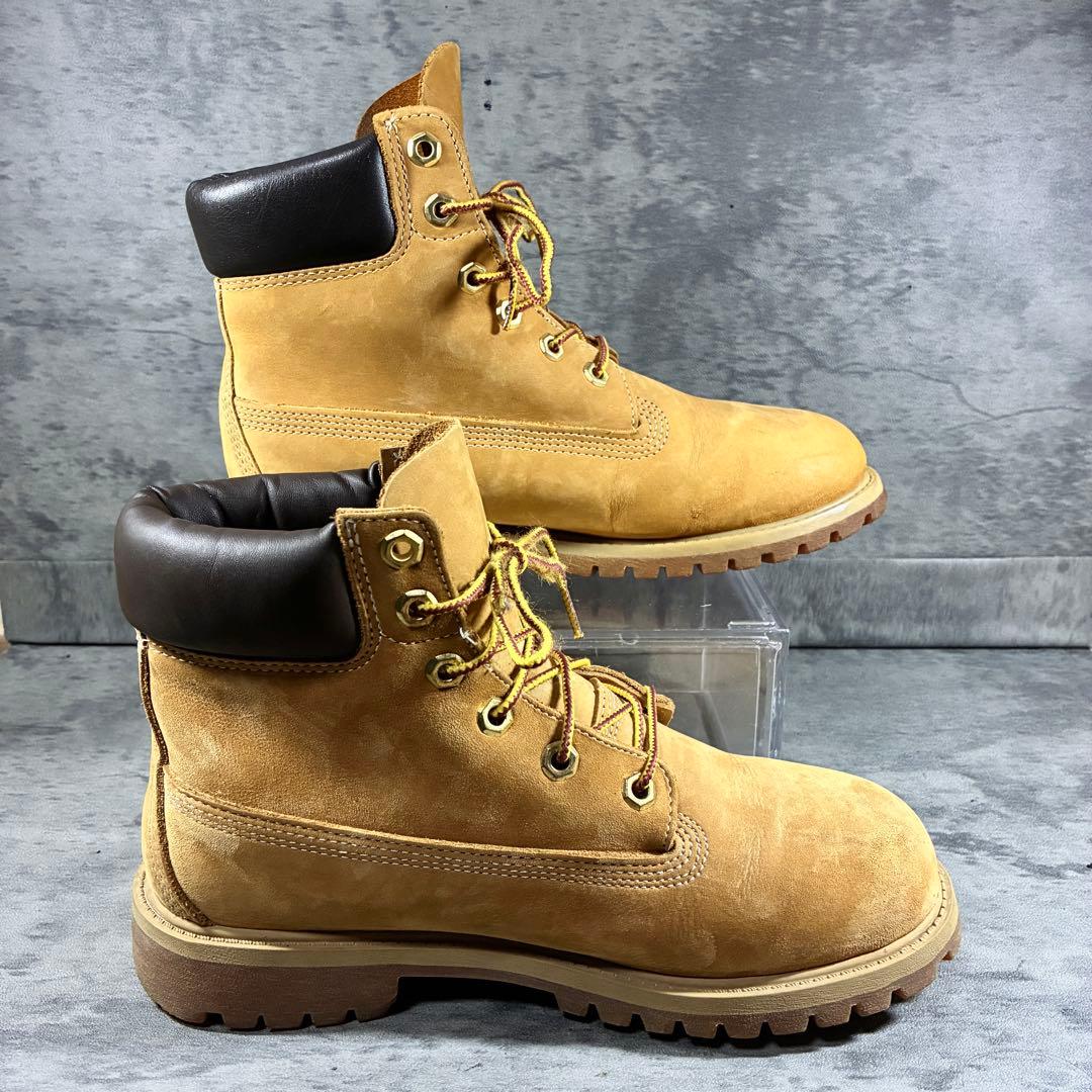 Timberland イエローブーツ 6インチ ヌバック12909 23.5cm