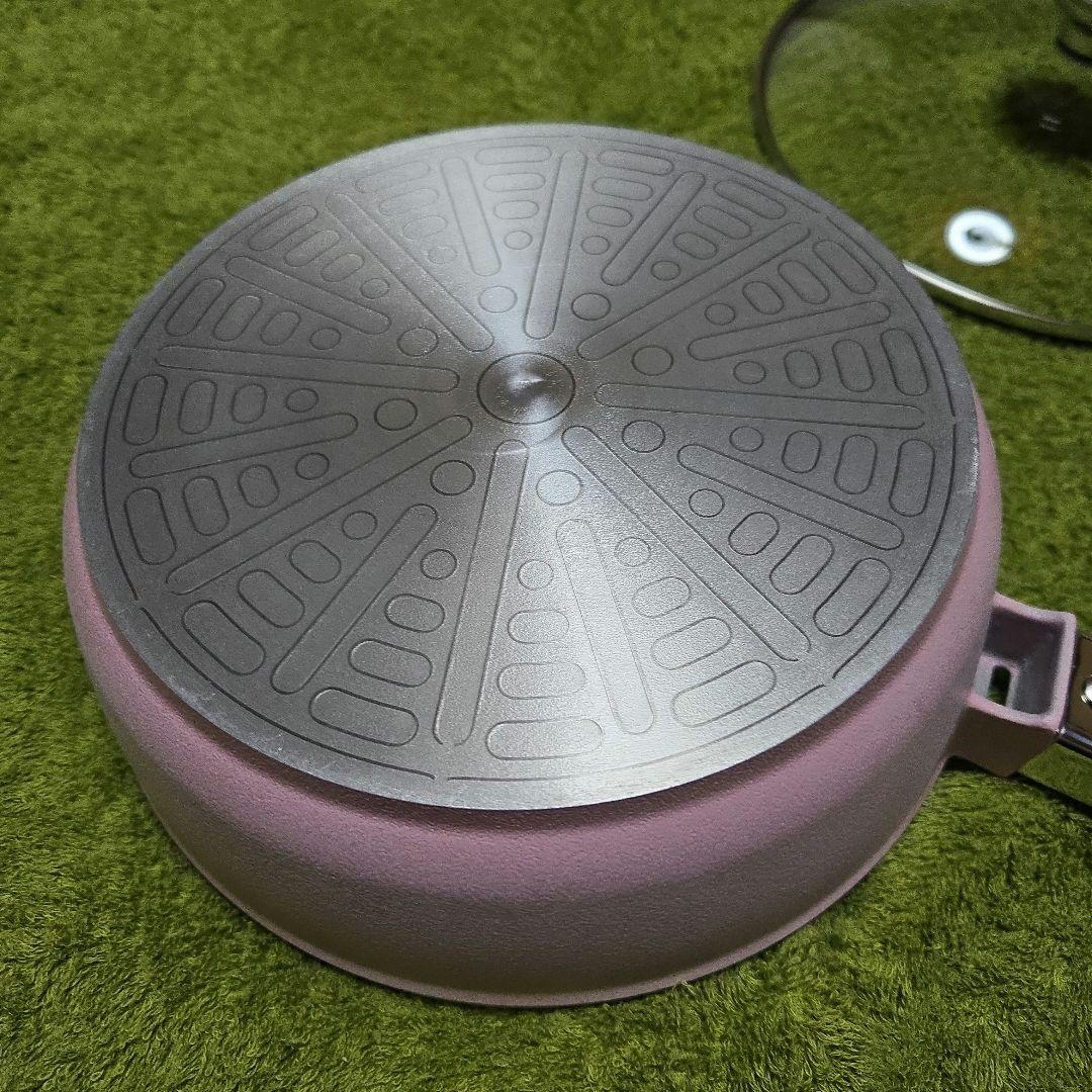 【新品未使用】アサヒ軽金属　オールパン　22cm　ピンク色