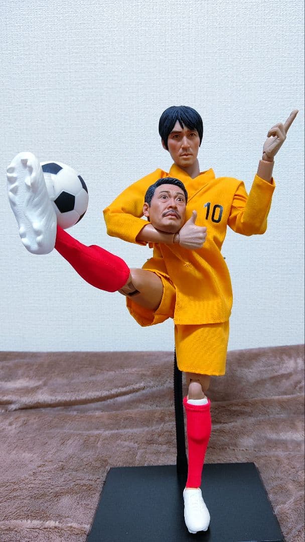 映画.少林サッカー.1/6[阿星(チャウ•シンチー)＆監督ヘッド付]希少品!