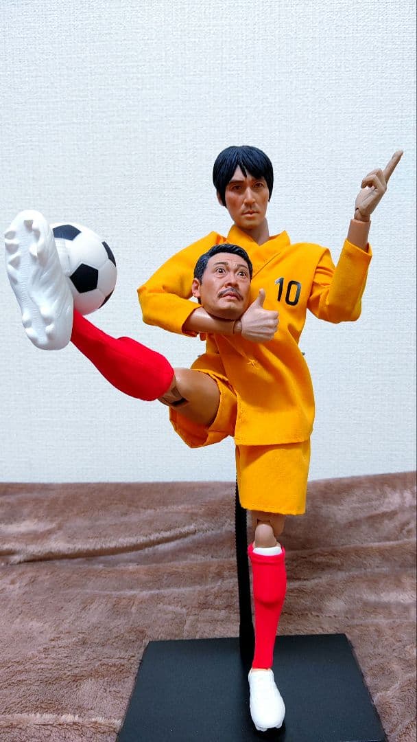 映画.少林サッカー.1/6[阿星(チャウ•シンチー)＆監督ヘッド付]希少品!