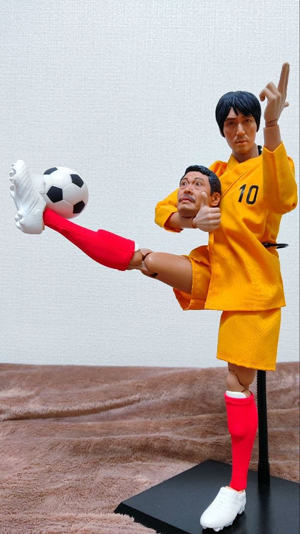映画.少林サッカー.1/6[阿星(チャウ•シンチー)＆監督ヘッド付]希少品!
