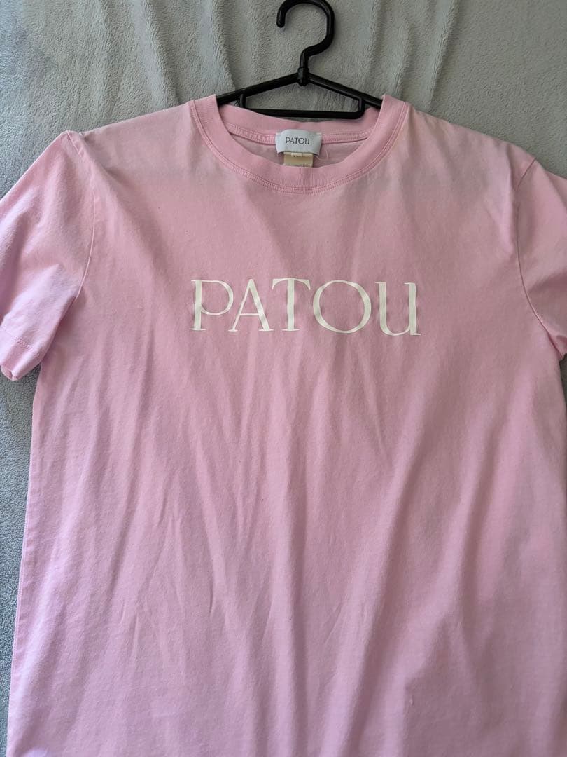 PATOU ピンク ロゴ Tシャツ XXS
