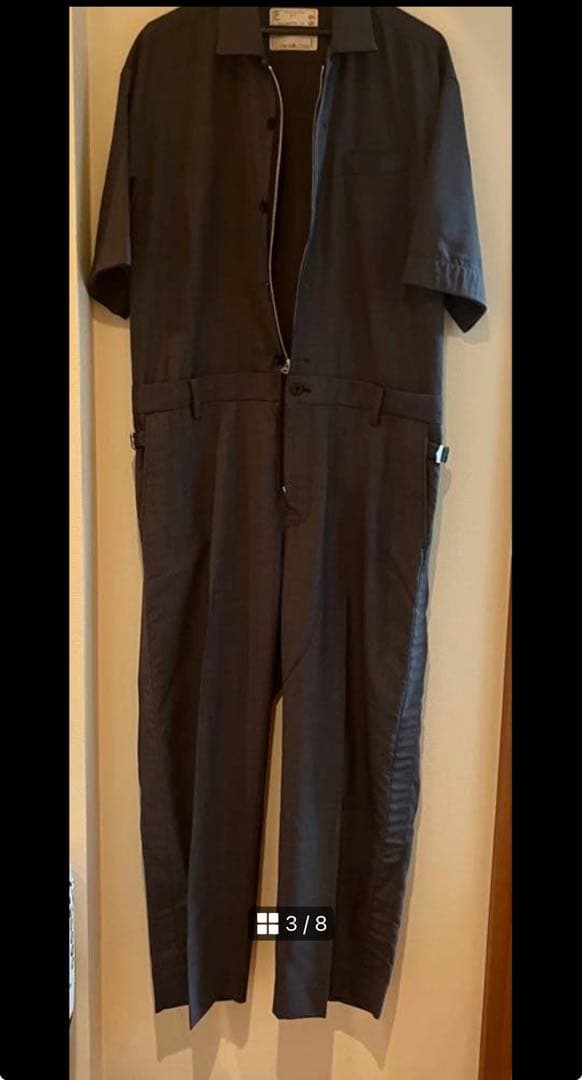 sacaiサカイ ジャンプスーツ Suiting Jumpsuits グレー