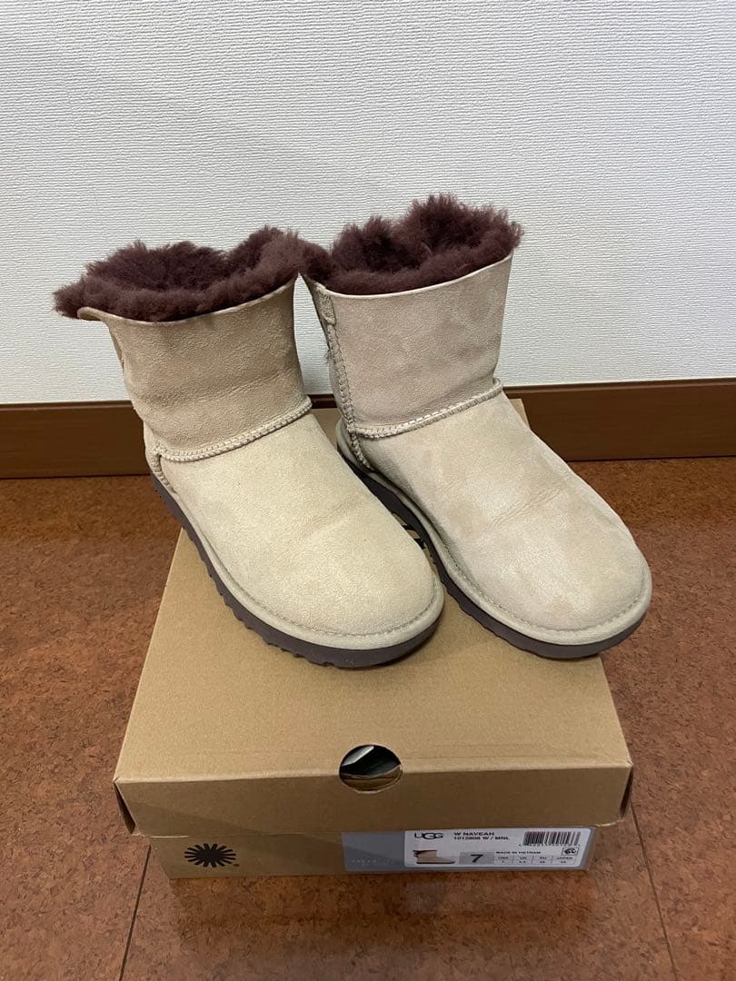 UGG アグ ナベア ムートンブーツ 24cm ムーンライト 美品