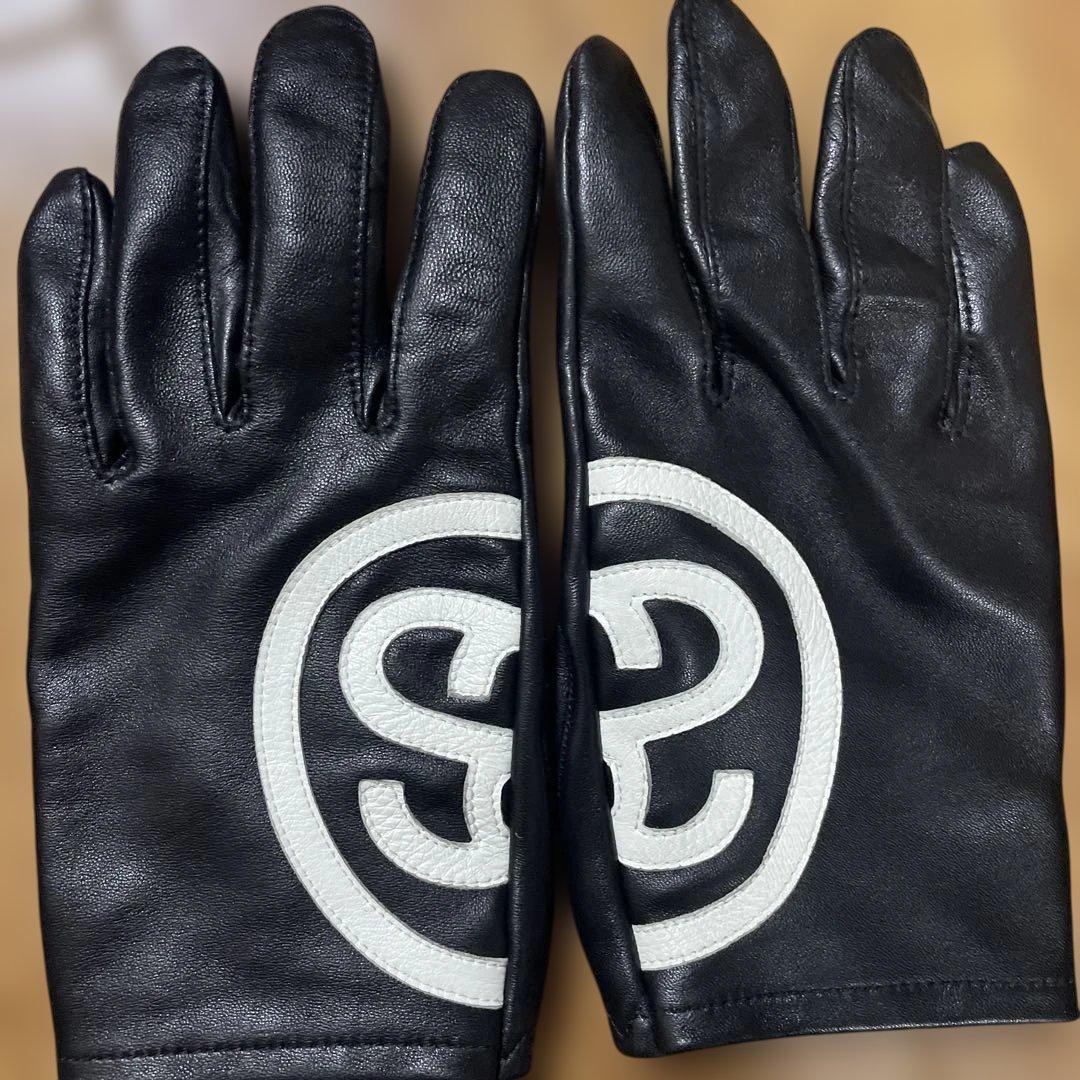STUSSY レザー手袋 sm