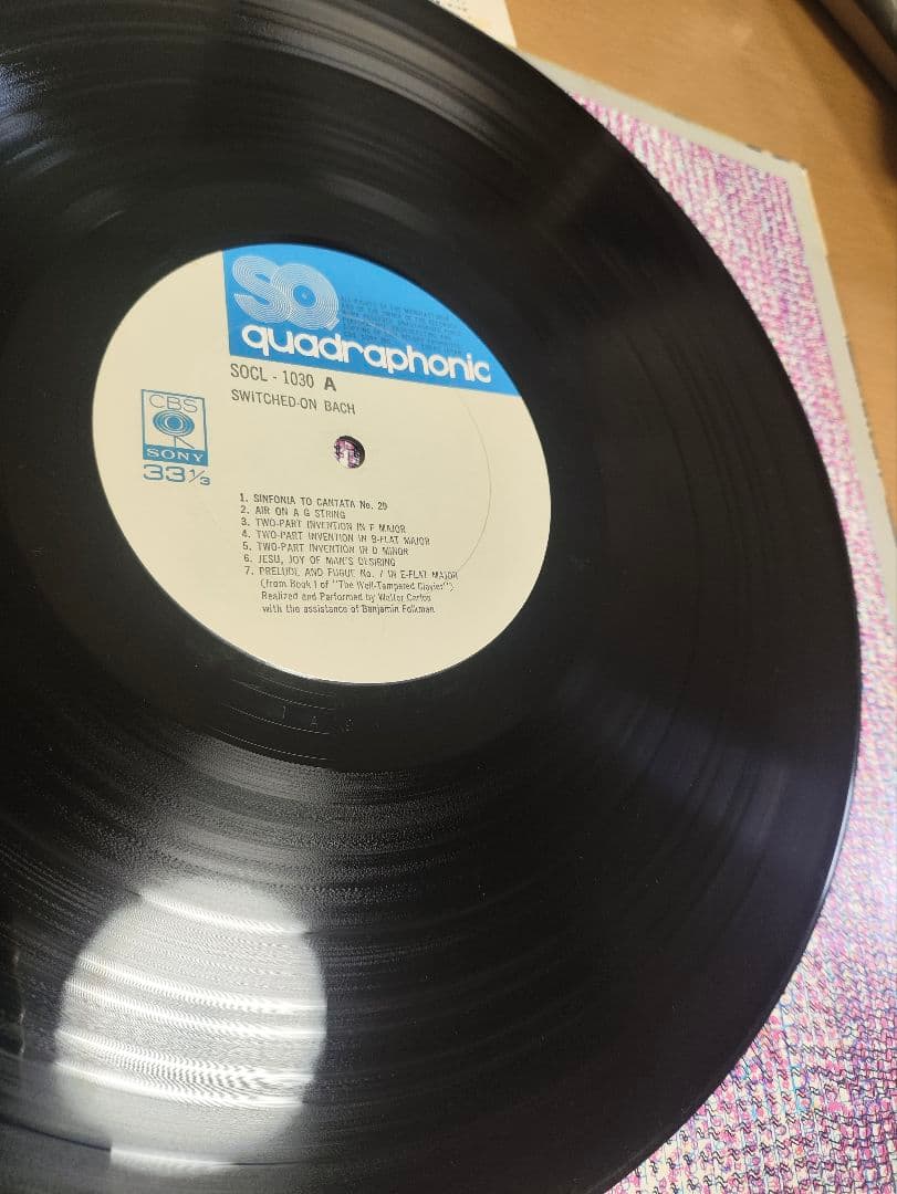 レコード Wendy Carlos - SWITCHED ON BACH