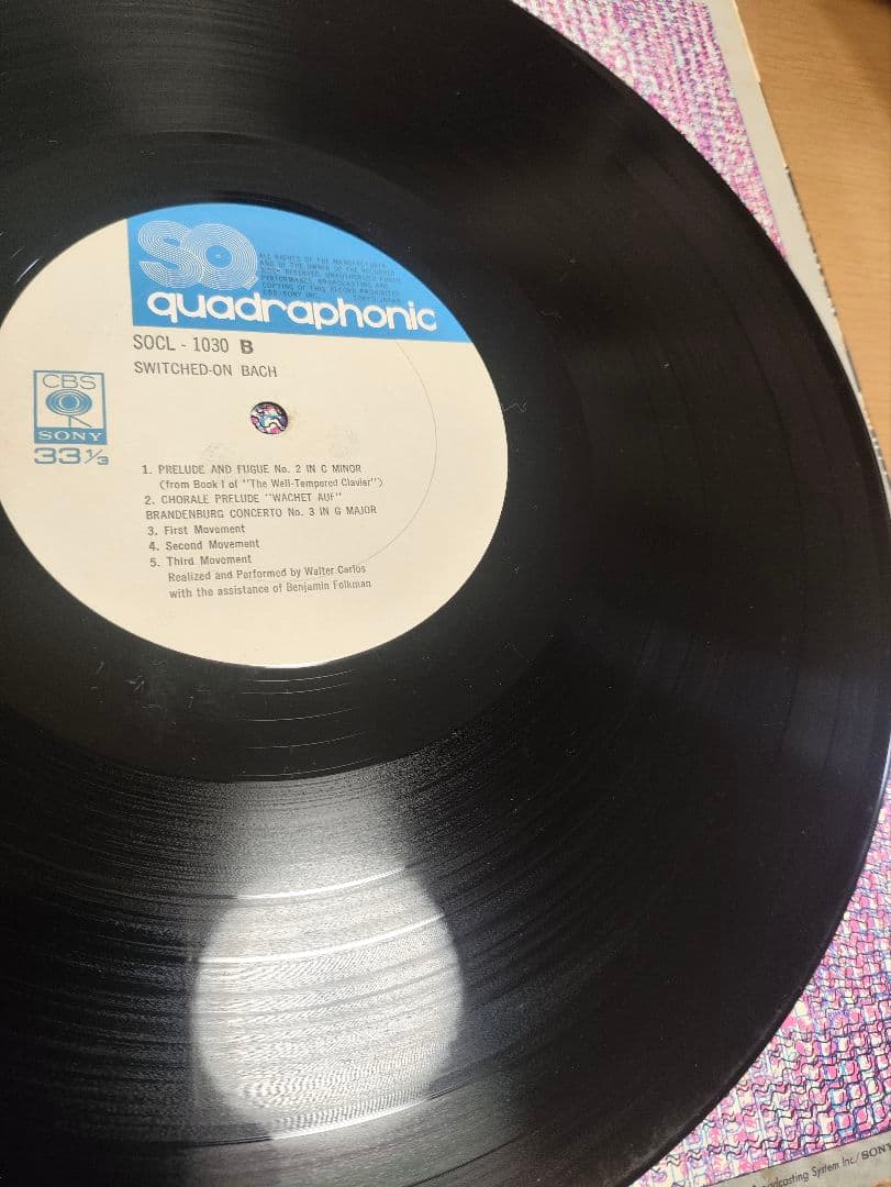 レコード Wendy Carlos - SWITCHED ON BACH