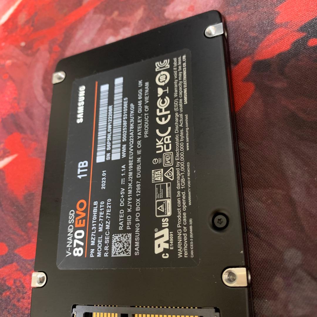 内蔵型SSD Samsung 870 EVO 1TB SSD
