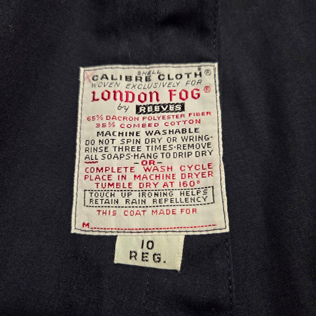 【70s】LONDON FOG ステンカラーコート ユニセックス メンズ
