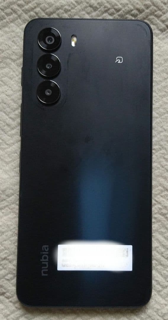 nubia Ｓ 5G スマートフォン 本体 ブラック　中古品　SIMフリー