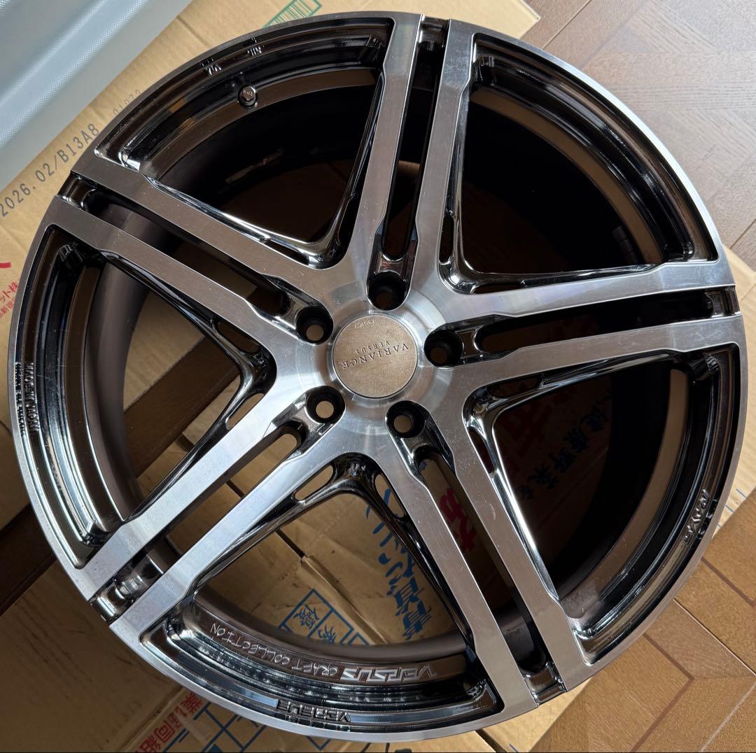美品【軽量ホイール4本】送料込 RAYS VERSUS 20インチ PCD112