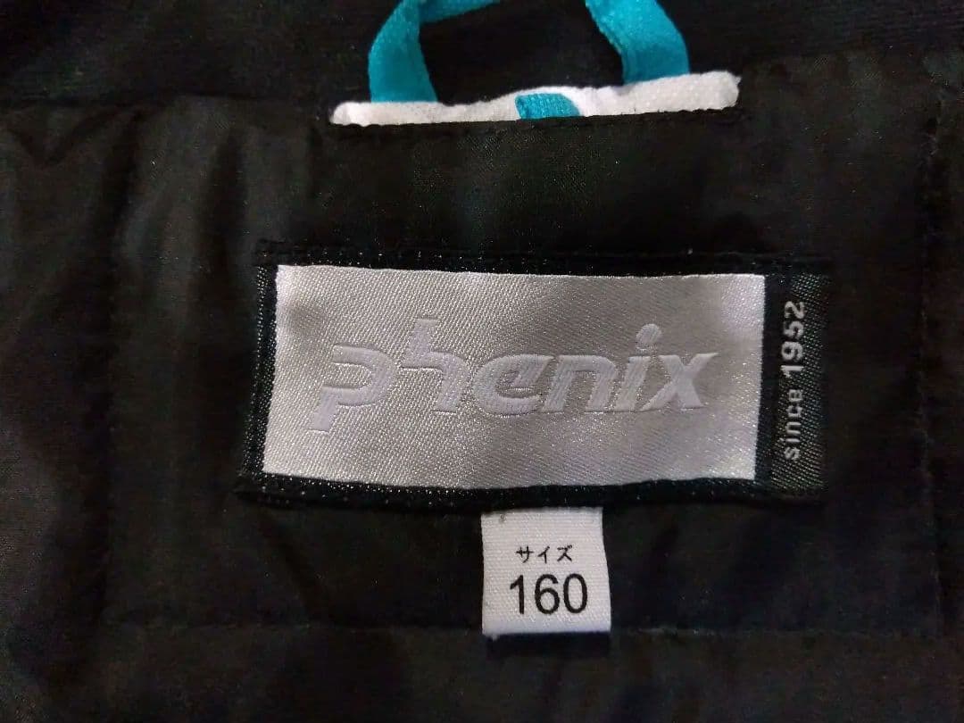 中古美品　phenix スキーウェア 上下セット 160　レディス　女の子　女性