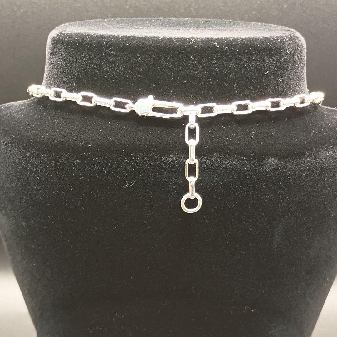 【美品】GUCCI 中太オーバルチェーン 50cm 4mm Ag925 男女兼用