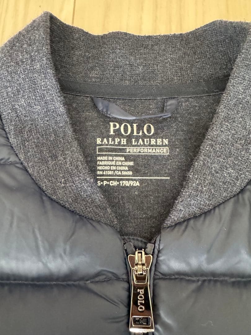 【値下げ】POLO RALPH LAUREN ネイビー　ダウンベスト S