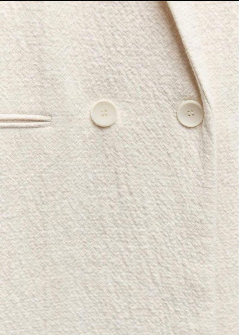 新品ZARA 定価22,990円 ウールブレンド ロングコートM