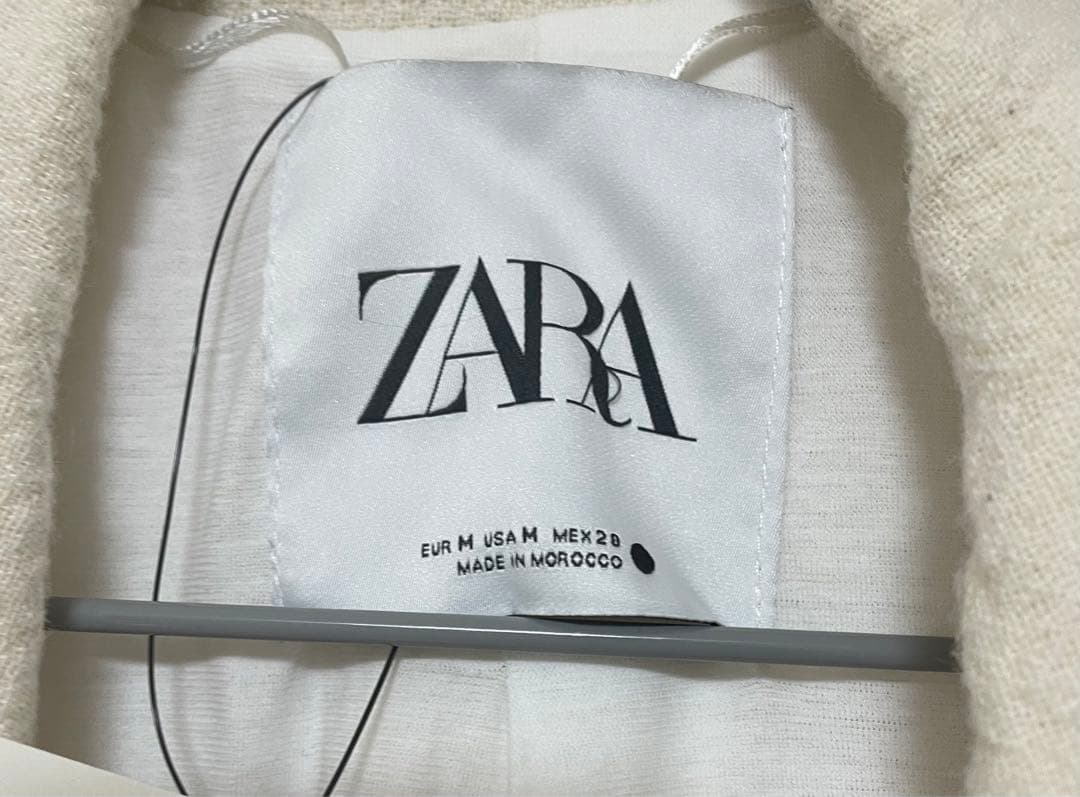 新品ZARA 定価22,990円 ウールブレンド ロングコートM