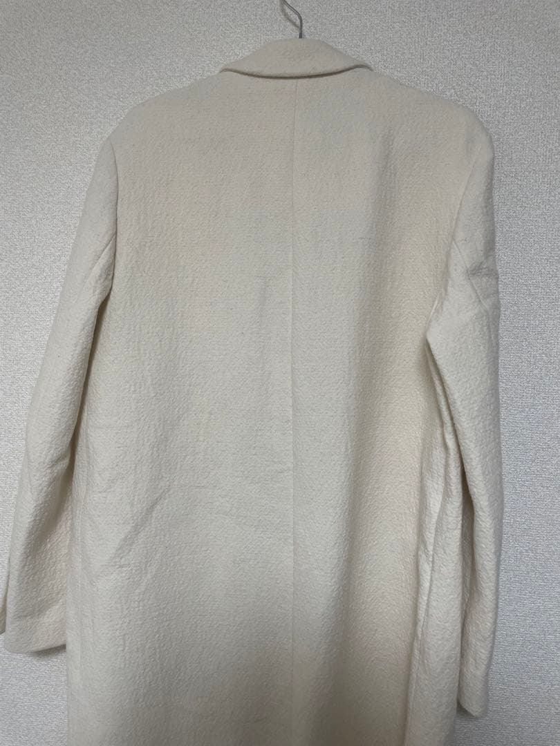 新品ZARA 定価22,990円 ウールブレンド ロングコートM