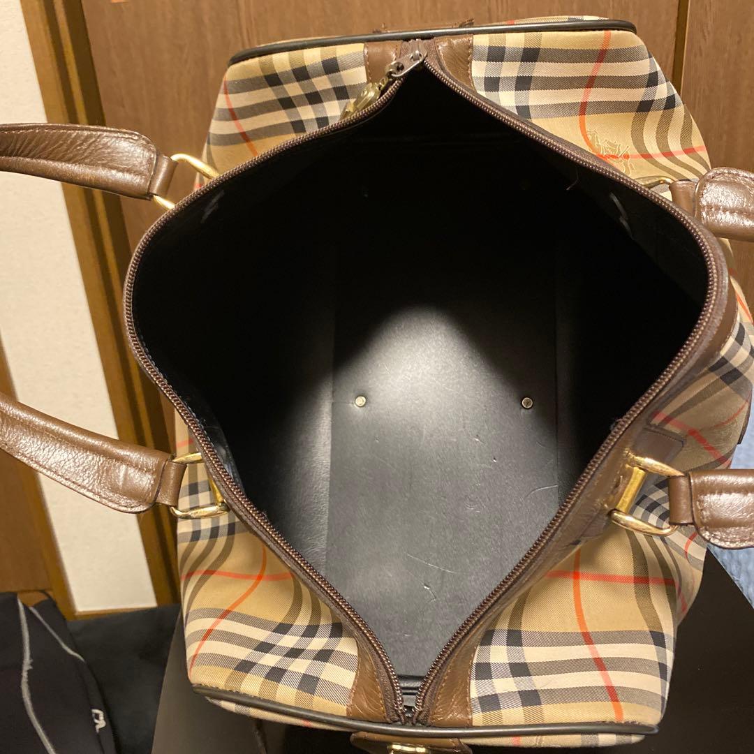 ★ 新年セール★Burberry ボストンバッグ チェック柄 良好