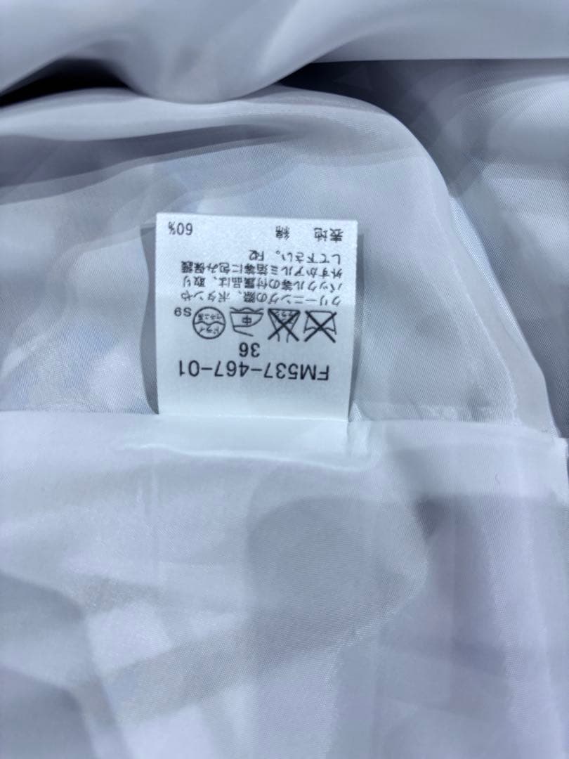 美品✨バーバリーブルーレーベル ワンピース 膝丈 チェック 38 M 白 黒