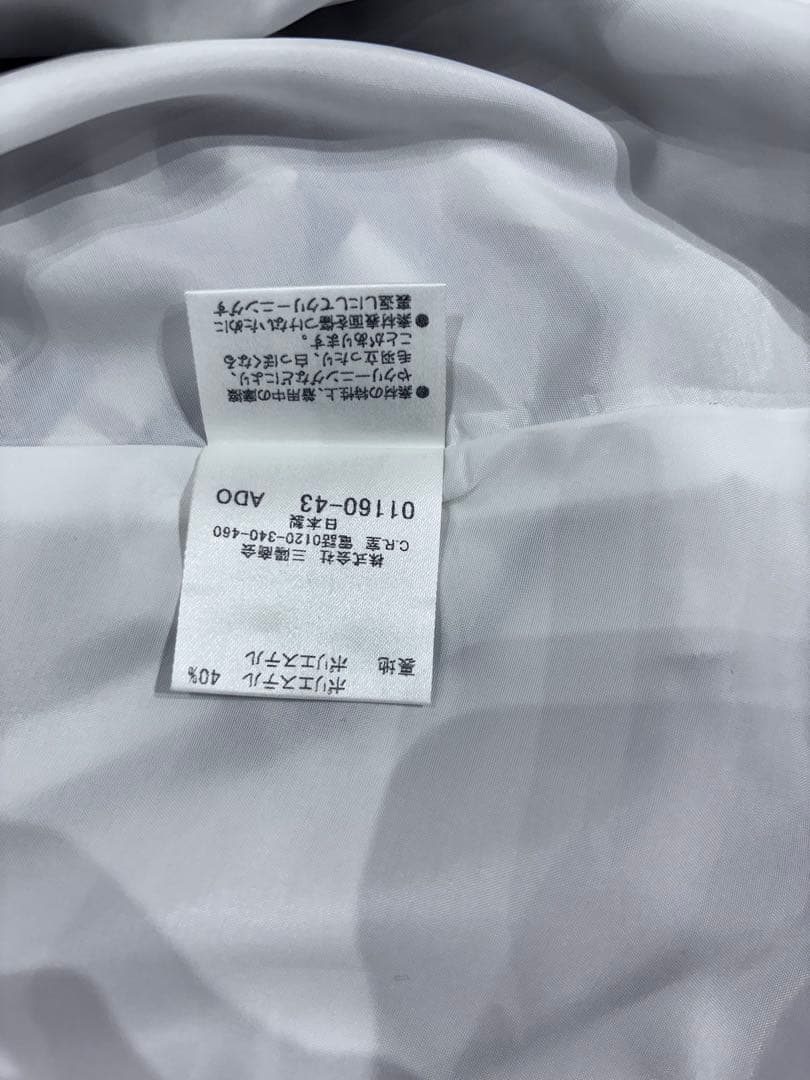 美品✨バーバリーブルーレーベル ワンピース 膝丈 チェック 38 M 白 黒