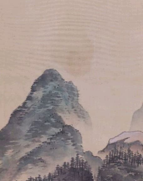 掛け軸　山水