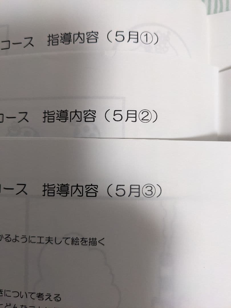 小学校受験　伸芽会　年長合格総合コース 指導内容 9セット