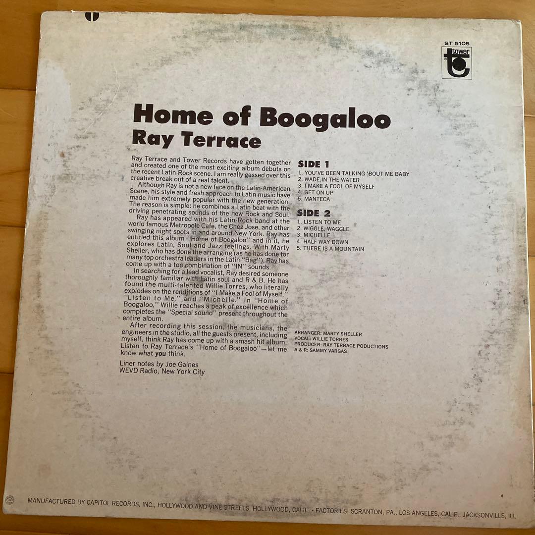  OF BOOGALOO RAY TERRACE レイテラスLPレコード