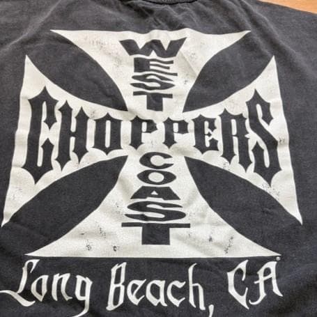 west coast choppers　tシャツ　未使用　XL　バイク　黒　半袖