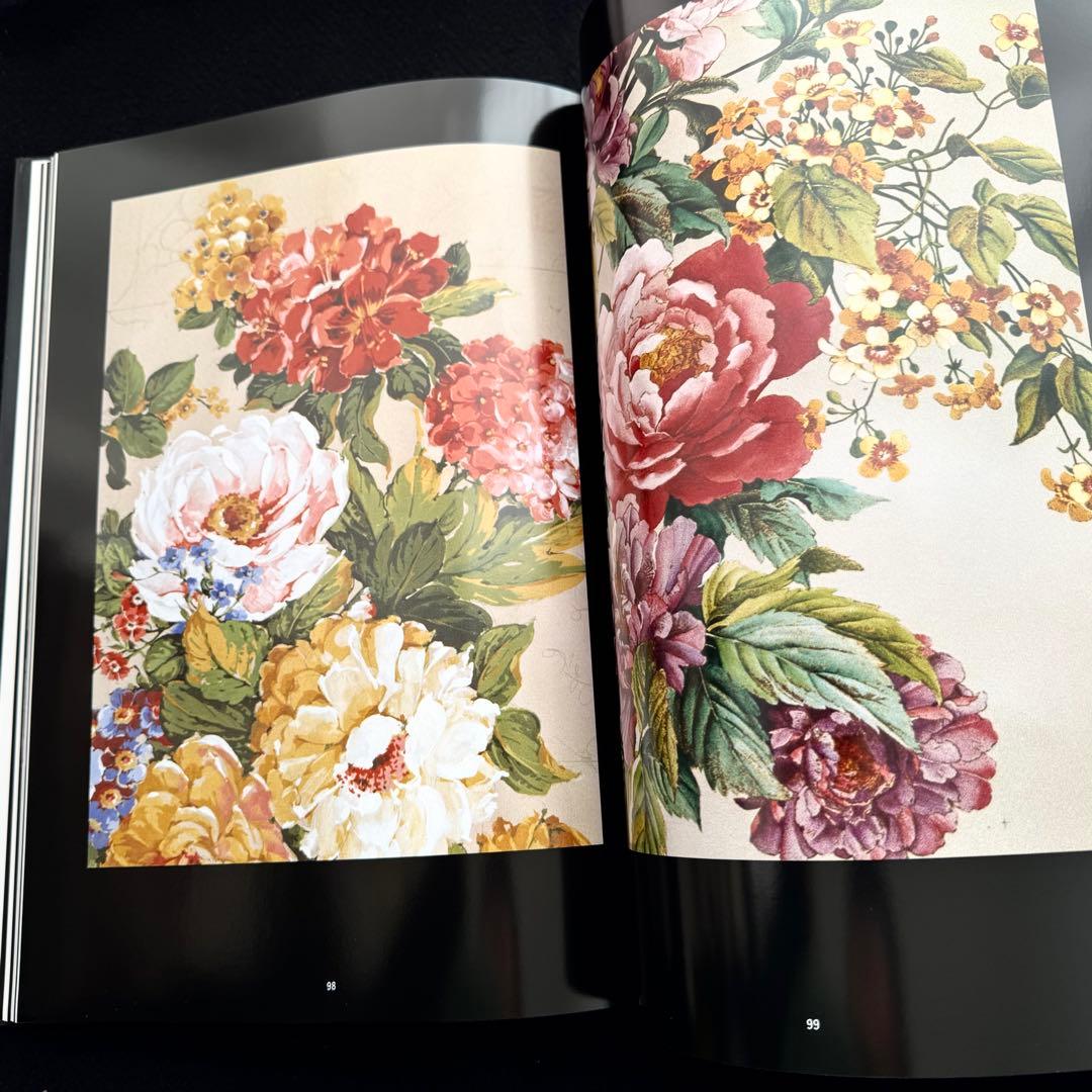 花の装飾デザイン画 作品集「Classic flower」ジャコモ・バルザッギ画