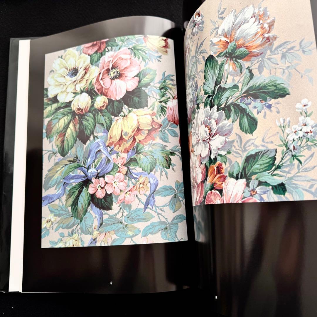花の装飾デザイン画 作品集「Classic flower」ジャコモ・バルザッギ画