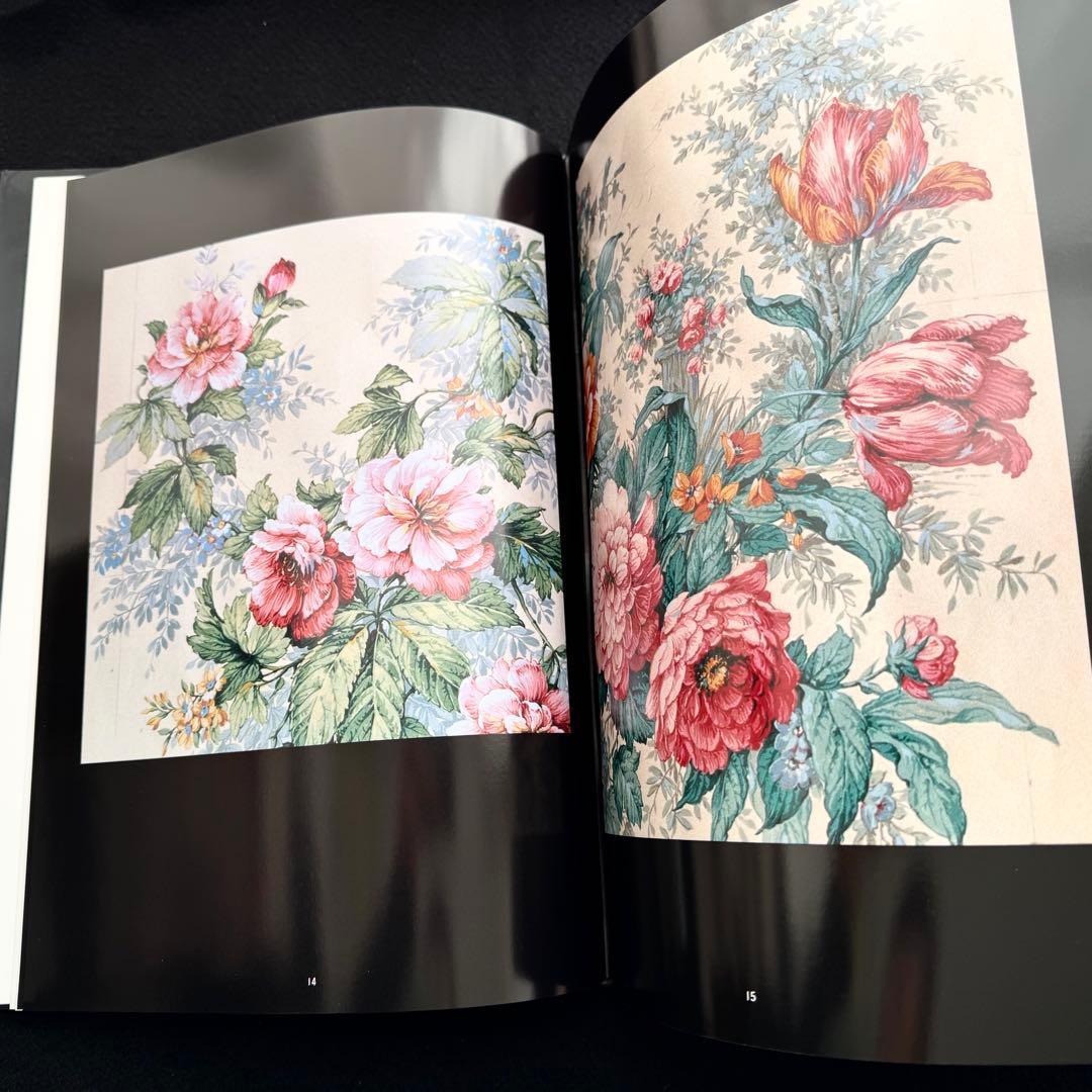 花の装飾デザイン画 作品集「Classic flower」ジャコモ・バルザッギ画