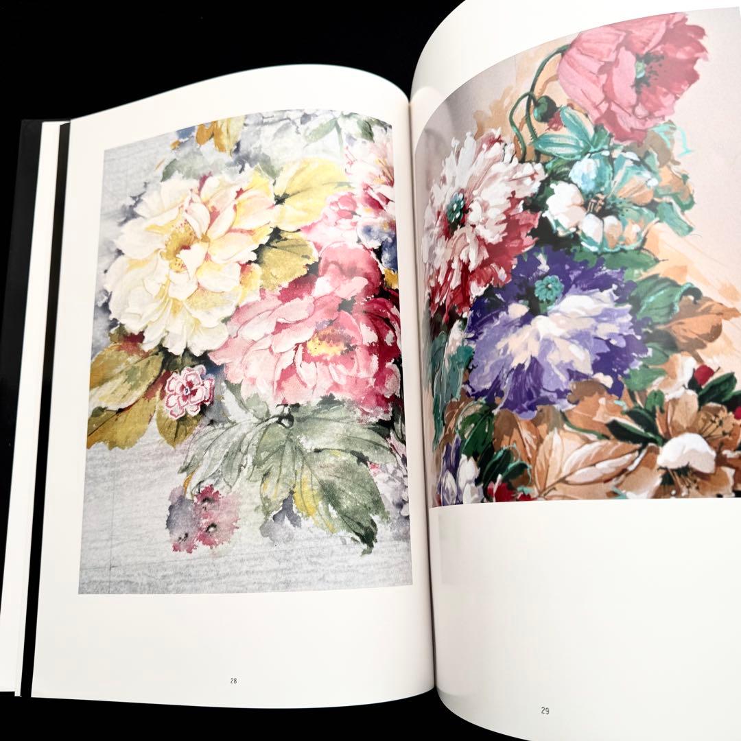 花の装飾デザイン画 作品集「Classic flower」ジャコモ・バルザッギ画