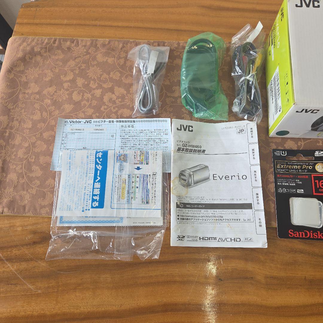 JVC Everio GZ-HM460 ビデオカメラ 充電器なし